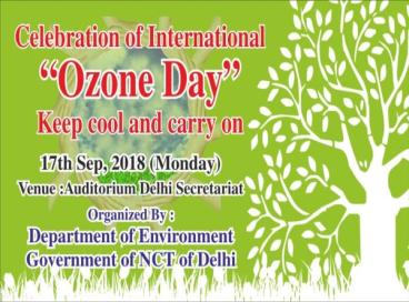 Workshop on Ozone Day 17 Sep 2018