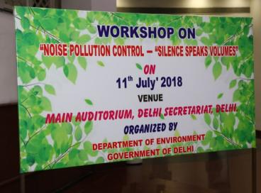 Workshop on Noise Pollution Control 11th July 2018	