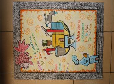 Winning posters in Drawing compettion on Water Conservation