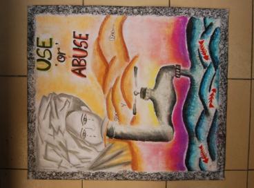 Winning posters in Drawing compettion on Water Conservation