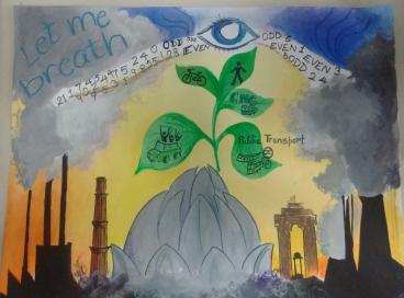 1st prize winner - Rishita Mehta, East Point School